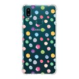 PrintiFy Samsung Galaxy A10s Uyumlu Water Color 6 Baskılı Şeffaf Köşe Korumalı Antişok Kılıf