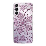 PrintiFy Samsung Galaxy A14 ile Uyumlu Kapak Nostalji Desen - F Tasarımlı 1mm Fit Şeffaf Silikon Kılıf