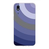 PrintiFy Samsung Galaxy A2 Core ile Uyumlu Kapak Renk Cümbüşü D Lila Tasarımlı 1mm Fit Şeffaf Silikon Kılıf