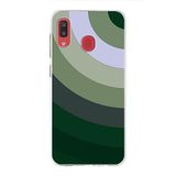PrintiFy Samsung Galaxy A20 ile Uyumlu Kapak Renk Cümbüşü C Haki Tasarımlı 1mm Fit Şeffaf Silikon Kılıf