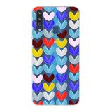 PrintiFy Samsung Galaxy A20s ile Uyumlu 1mm Slim Fit Water Color 1 Baskılı Şeffaf Kılıf