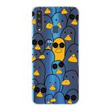 PrintiFy Samsung Galaxy A20S ile Uyumlu Kapak Duck Tasarımlı 1mm Fit Şeffaf Silikon Kılıf