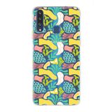 PrintiFy Samsung Galaxy A20S ile Uyumlu Kapak Memphis Desen - 3 Tasarımlı 1mm Fit Şeffaf Silikon Kılıf