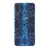 PrintiFy Samsung Galaxy A20S ile Uyumlu Kapak Nostalji Desen - B Tasarımlı 1mm Fit Şeffaf Silikon Kılıf
