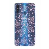 PrintiFy Samsung Galaxy A20S ile Uyumlu Kapak Nostalji Desen - C Tasarımlı 1mm Fit Şeffaf Silikon Kılıf
