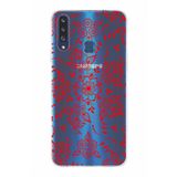 PrintiFy Samsung Galaxy A20S ile Uyumlu Kapak Nostalji Desen - E Tasarımlı 1mm Fit Şeffaf Silikon Kılıf