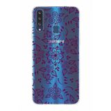 PrintiFy Samsung Galaxy A20S ile Uyumlu Kapak Nostalji Desen - F Tasarımlı 1mm Fit Şeffaf Silikon Kılıf