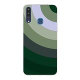 PrintiFy Samsung Galaxy A20S ile Uyumlu Kapak Renk Cümbüşü C Haki Tasarımlı 1mm Fit Şeffaf Silikon Kılıf