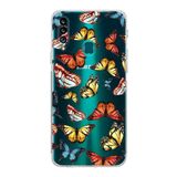 PrintiFy Samsung Galaxy A20S ile Uyumlu Water Color 2 Kamera Korumalı Şeffaf Kılıf