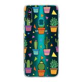 PrintiFy Samsung Galaxy A20S ile Uyumlu Water Color 4 Kamera Korumalı Şeffaf Kılıf