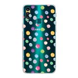 PrintiFy Samsung Galaxy A20S ile Uyumlu Water Color 6 Kamera Korumalı Şeffaf Kılıf