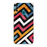 PrintiFy Samsung Galaxy A20s Uyumlu Kamera Korumalı Kapak Grafiti C Tasarımlı Şeffaf Kılıf