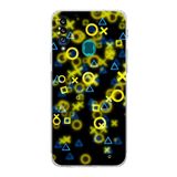 PrintiFy Samsung Galaxy A20s Uyumlu Kamera Korumalı Kapak Grafiti E Tasarımlı Şeffaf Kılıf