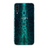 PrintiFy Samsung Galaxy A20s Uyumlu Kamera Korumalı Kapak Nostalji Desen B Tasarımlı Şeffaf Kılıf