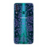PrintiFy Samsung Galaxy A20s Uyumlu Kamera Korumalı Kapak Nostalji Desen D Tasarımlı Şeffaf Kılıf