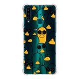 PrintiFy Samsung Galaxy A20s Uyumlu Köşe Korumalı Antişok Kapak Duck Tasarımlı Şeffaf Kılıf