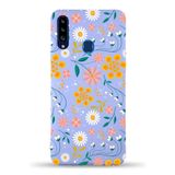 Printify Samsung Galaxy A20S Uyumlu Lansman Kılıf Çiçek Tasarımlı Içi Kadife Kapak-Lila