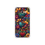 PrintiFy Samsung Galaxy A3 2017 ile Uyumlu Düşlerin Dansı serisi Çiçeklerin Dansı Tasarımlı Uv Baskılı Köşe Korumalı Antişok Kılıf
