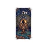 PrintiFy Samsung Galaxy A3 2017 ile Uyumlu Simya Serisi Kozmik Denge Tasarımlı Uv Baskılı Köşe Korumalı Antişok Kılıf