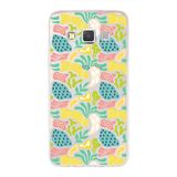 PrintiFy Samsung Galaxy A3 ile Uyumlu Kapak Memphis Desen - 3 Tasarımlı 1mm Fit Şeffaf Silikon Kılıf