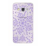 PrintiFy Samsung Galaxy A3 ile Uyumlu Kapak Nostalji Desen - D Tasarımlı 1mm Fit Şeffaf Silikon Kılıf