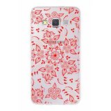 PrintiFy Samsung Galaxy A3 ile Uyumlu Kapak Nostalji Desen - E Tasarımlı 1mm Fit Şeffaf Silikon Kılıf