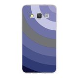 PrintiFy Samsung Galaxy A3 ile Uyumlu Kapak Renk Cümbüşü D Lila Tasarımlı 1mm Fit Şeffaf Silikon Kılıf