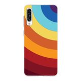 PrintiFy Samsung Galaxy A30S ile Uyumlu Kapak Renk Cümbüşü A Kırmızı Tasarımlı 1mm Fit Şeffaf Silikon Kılıf