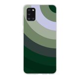 PrintiFy Samsung Galaxy A31 ile Uyumlu Kapak Renk Cümbüşü C Haki Tasarımlı 1mm Fit Şeffaf Silikon Kılıf