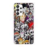 PrintiFy Samsung Galaxy A33 ile Uyumlu Kapak Anime Tasarımlı 1mm Fit Şeffaf Silikon Kılıf