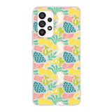 PrintiFy Samsung Galaxy A33 ile Uyumlu Kapak Memphis Desen - 3 Tasarımlı 1mm Fit Şeffaf Silikon Kılıf