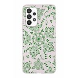 PrintiFy Samsung Galaxy A33 ile Uyumlu Kapak Nostalji Desen - A Tasarımlı 1mm Fit Şeffaf Silikon Kılıf