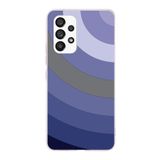PrintiFy Samsung Galaxy A33 ile Uyumlu Kapak Renk Cümbüşü D Lila Tasarımlı 1mm Fit Şeffaf Silikon Kılıf