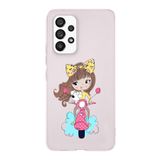PrintiFy Samsung Galaxy A33 ile Uyumlu Kapak Vespagirl Tasarımlı 1mm Fit Şeffaf Silikon Kılıf