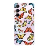 PrintiFy Samsung Galaxy A35 ile Uyumlu Water Color 2 Kamera Korumalı Şeffaf Kılıf