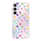 PrintiFy Samsung Galaxy A35 ile Uyumlu Water Color 6 Kamera Korumalı Şeffaf Kılıf