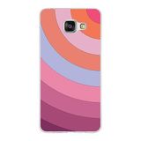 PrintiFy Samsung Galaxy A5 2016 ile Uyumlu Kapak Renk Cümbüşü F Pembe Tasarımlı 1mm Fit Şeffaf Silikon Kılıf