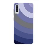 PrintiFy Samsung Galaxy A50 ile Uyumlu Kapak Renk Cümbüşü D Lila Tasarımlı 1mm Fit Şeffaf Silikon Kılıf