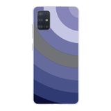 PrintiFy Samsung Galaxy A51 ile Uyumlu Kapak Renk Cümbüşü D Lila Tasarımlı 1mm Fit Şeffaf Silikon Kılıf
