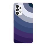 PrintiFy Samsung Galaxy A53 ile Uyumlu Kapak Renk Cümbüşü E Mavi Tasarımlı 1mm Fit Şeffaf Silikon Kılıf