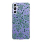 PrintiFy Samsung Galaxy A54 ile Uyumlu Kapak Nostalji Desen - A Tasarımlı 1mm Fit Şeffaf Silikon Kılıf