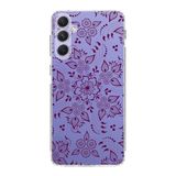 PrintiFy Samsung Galaxy A54 ile Uyumlu Kapak Nostalji Desen - F Tasarımlı 1mm Fit Şeffaf Silikon Kılıf