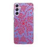 PrintiFy Samsung Galaxy A54 Uyumlu Kamera Korumalı Kapak Nostalji Desen E Tasarımlı Şeffaf Kılıf