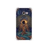 PrintiFy Samsung Galaxy A7 2017 ile Uyumlu Simya Serisi Kozmik Denge Tasarımlı Uv Baskılı Köşe Korumalı Antişok Kılıf