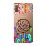 PrintiFy Samsung Galaxy A7 2018 ile Uyumlu 1mm Slim Fit Nazar Boncuğu 6 Baskılı Şeffaf Kılıf