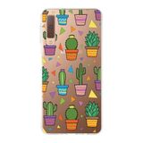PrintiFy Samsung Galaxy A7 2018 ile Uyumlu 1mm Slim Fit Water Color 4 Baskılı Şeffaf Kılıf