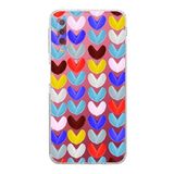PrintiFy Samsung Galaxy A7 2018 ile Uyumlu Water Color 1 Kamera Korumalı Şeffaf Kılıf
