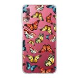PrintiFy Samsung Galaxy A7 2018 ile Uyumlu Water Color 2 Kamera Korumalı Şeffaf Kılıf