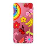 PrintiFy Samsung Galaxy A7 2018 ile Uyumlu Water Color 5 Kamera Korumalı Şeffaf Kılıf