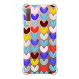 PrintiFy Samsung Galaxy A7 2018 Uyumlu Water Color 1 Baskılı Şeffaf Köşe Korumalı Antişok Kılıf